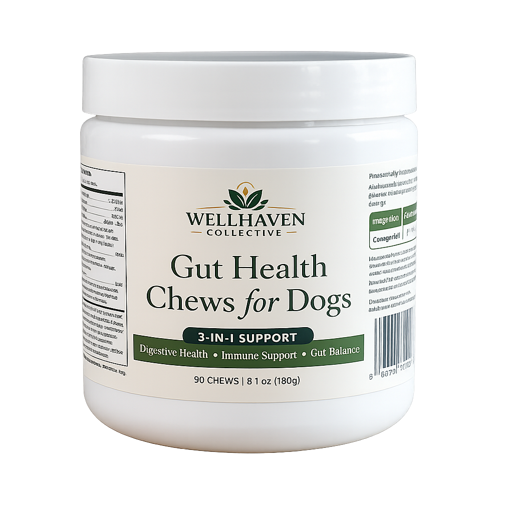 Gut-Itch Health Chews for Dogs 3-in-1 Digestive 60 Chews