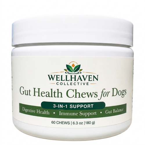 Gut Health Chews for Dogs 3-in-1 Digestive 60 Chews